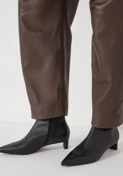 Leather Sock Fit Boots