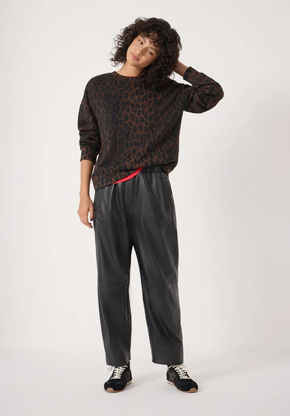 Leopard Print Sweatshirt