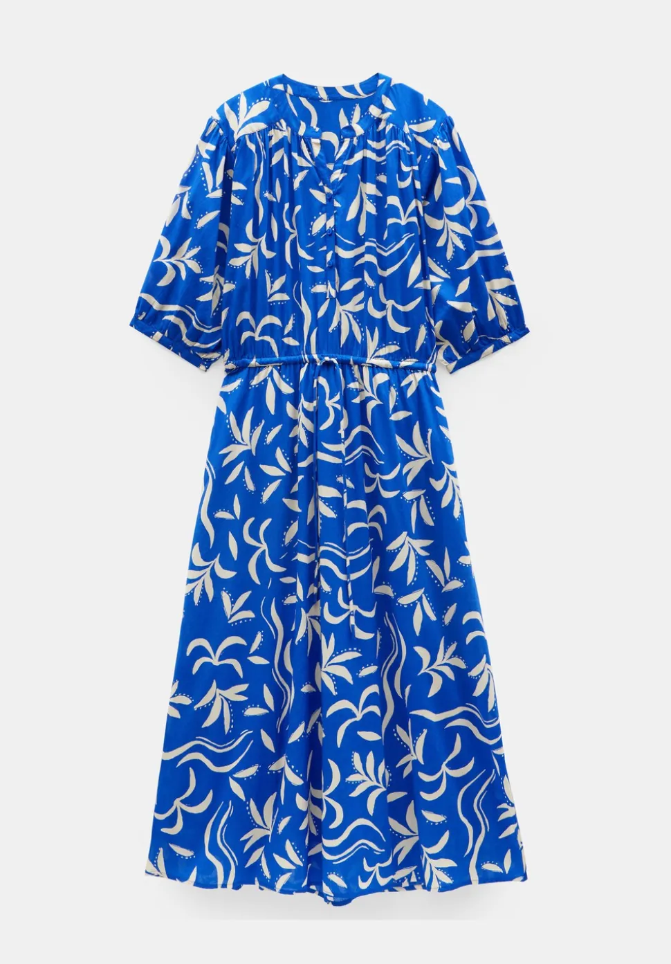 Lhea Printed Midi Cotton Dress