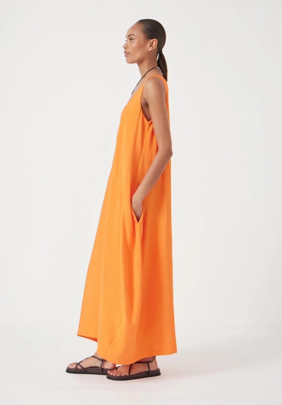 Liddie Air Flow Barrel Tank Dress