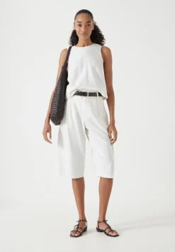 Linen Blend Lya Bermuda Shorts