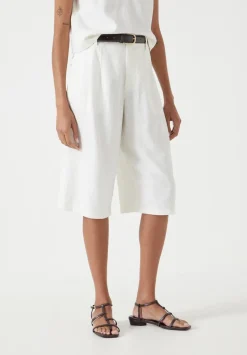 Linen Blend Lya Bermuda Shorts