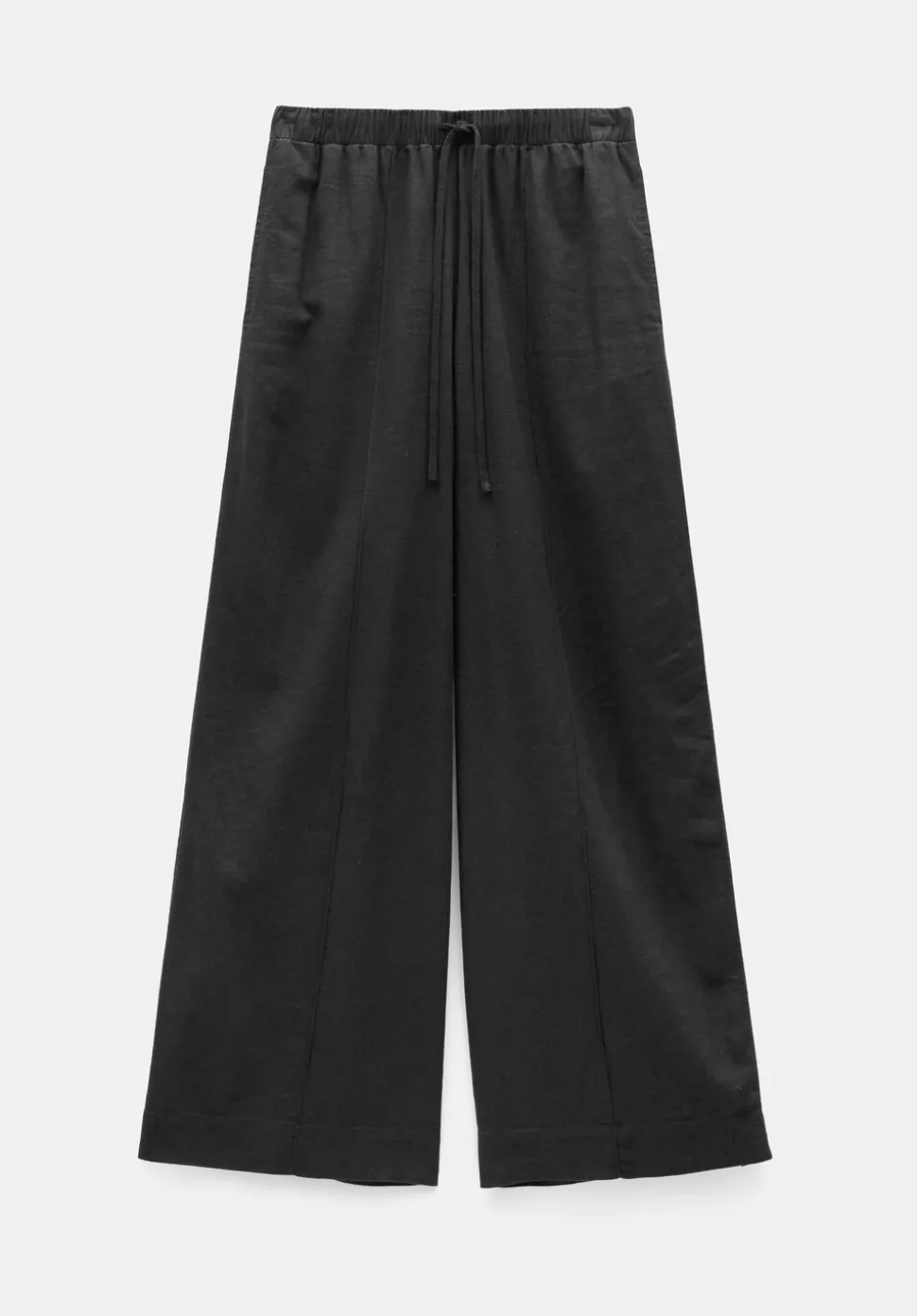 Linen Blend Petunia Wide Leg Trousers