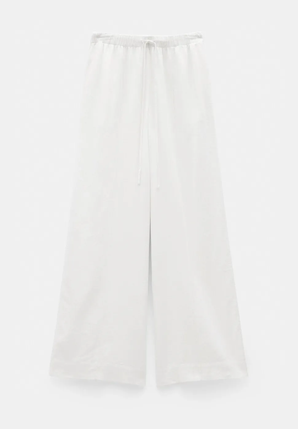 Linen Blend Petunia Wide Leg Trousers
