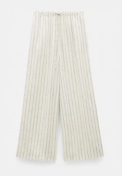 Linen Blend Petunia Wide Leg Trousers