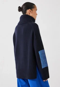 Livvy Merino Wool Detachable Roll Neck Jumper