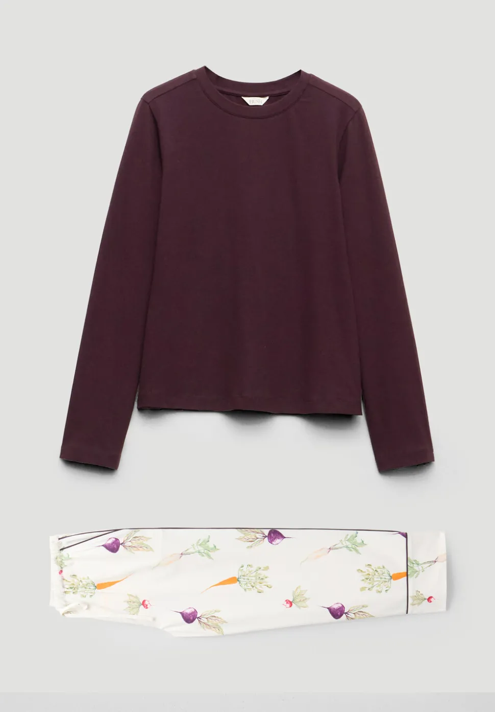 Long Sleeve Brushed Cotton Pyjamas