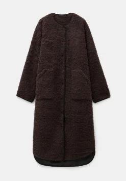 Longline Faux Fur Coat