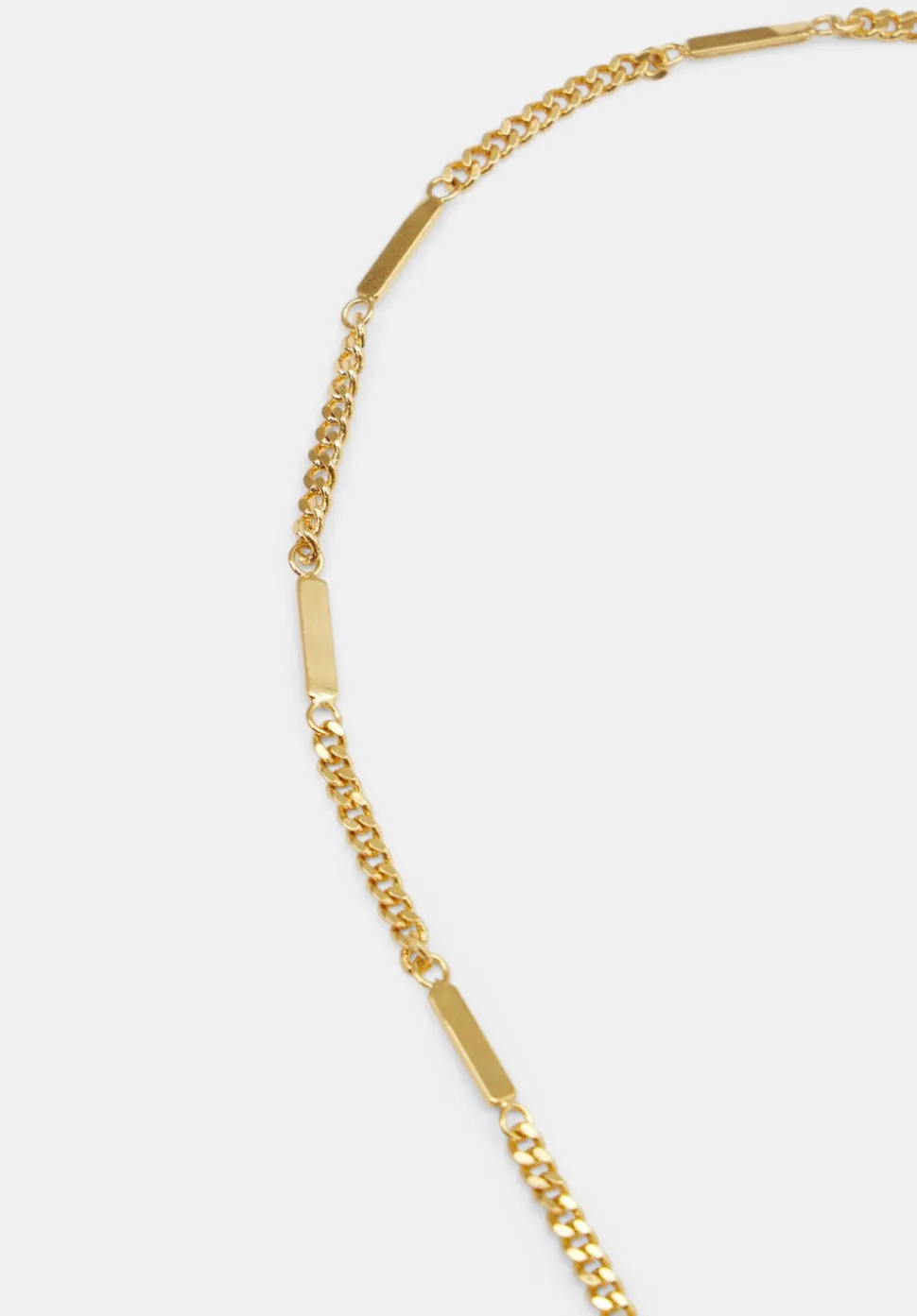 Louie Lariat Chain Necklace