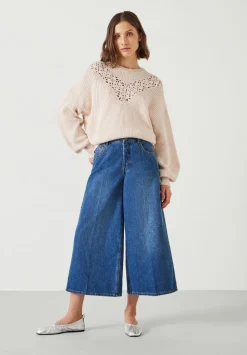 Louise Lace Insert Cotton Jumper