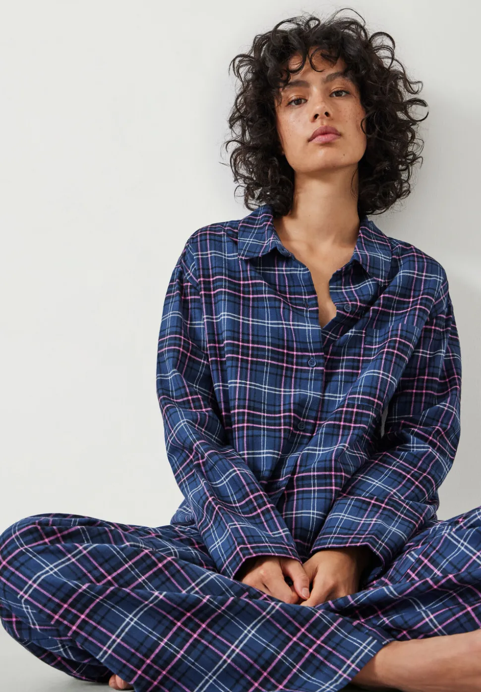 Luella Brushed Cotton Check Pyjamas