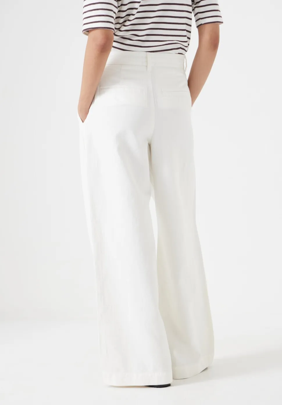 Lya Cotton Wide Leg Trousers