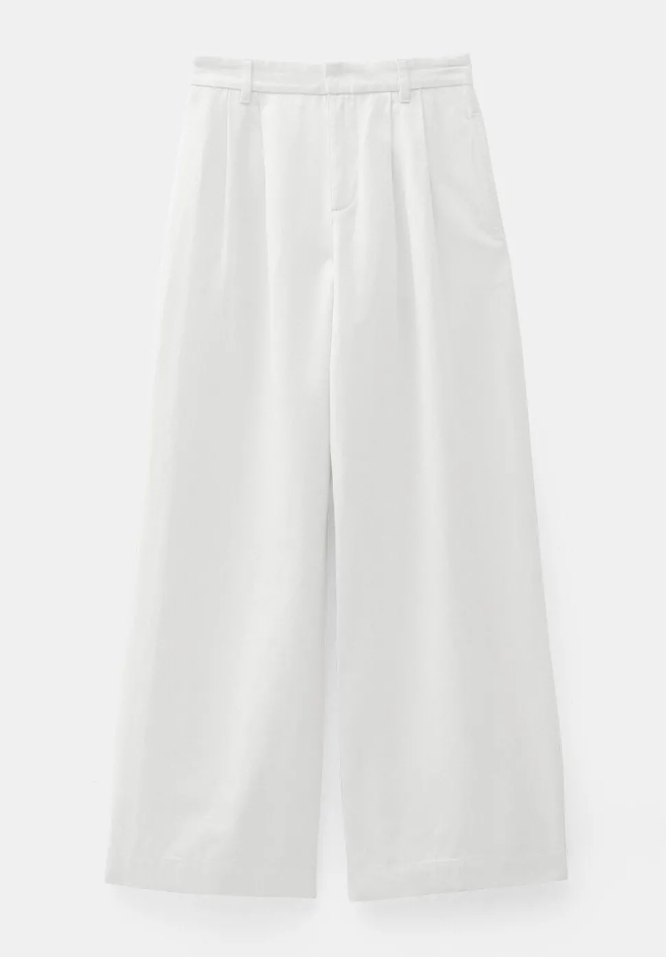 Lya Cotton Wide Leg Trousers