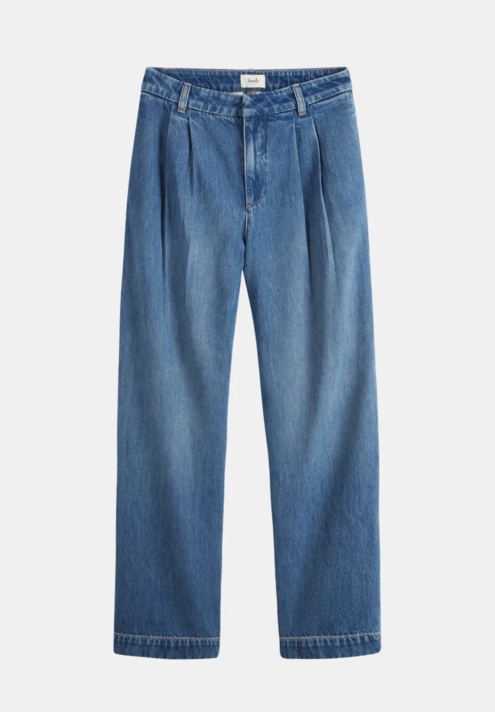 Lya Pleated Wide Leg Jeans
