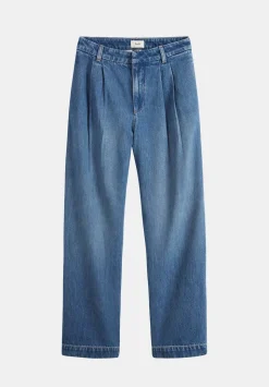 Lya Pleated Wide Leg Jeans