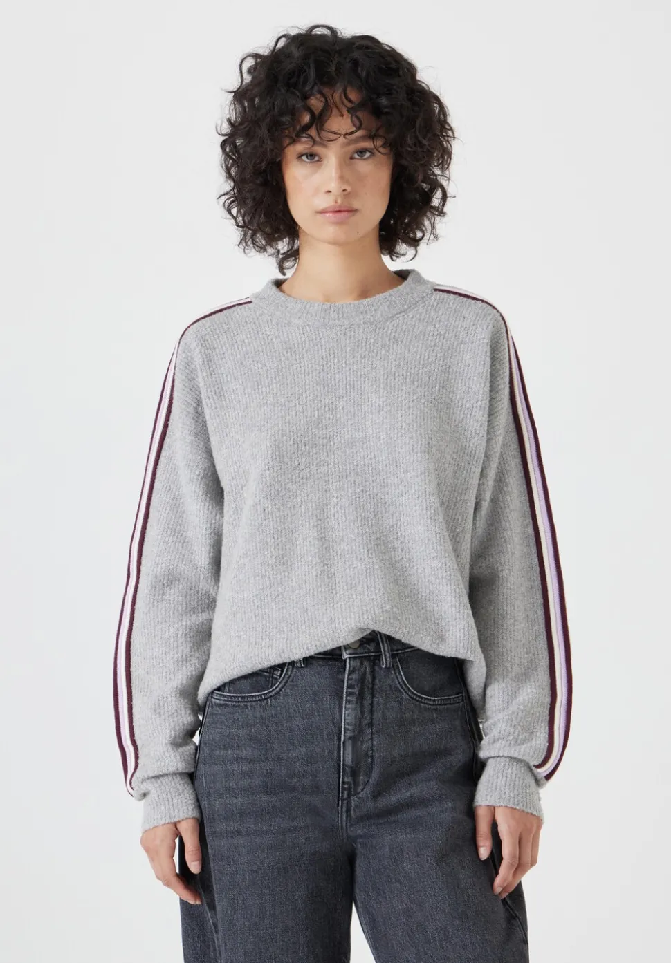 Lydia Ottoman Stripe Crew Neck Jumper