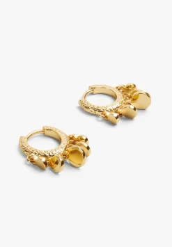 Lyra Mini Disc Earrings