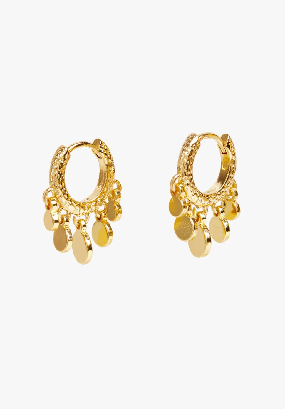 Lyra Mini Disc Earrings