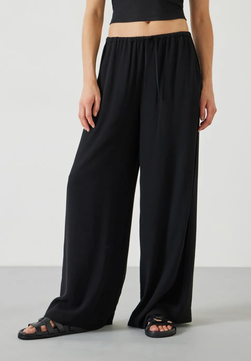 Lyra Oversized Tie Waist Trousers