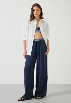Lyra Oversized Tie Waist Trousers