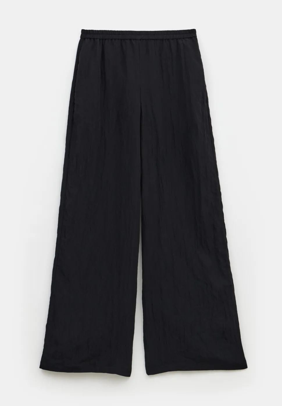 Mabel Fluid Wide Leg Crinkle Trousers