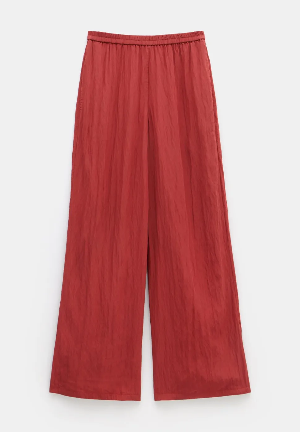 Mabel Fluid Wide Leg Crinkle Trousers