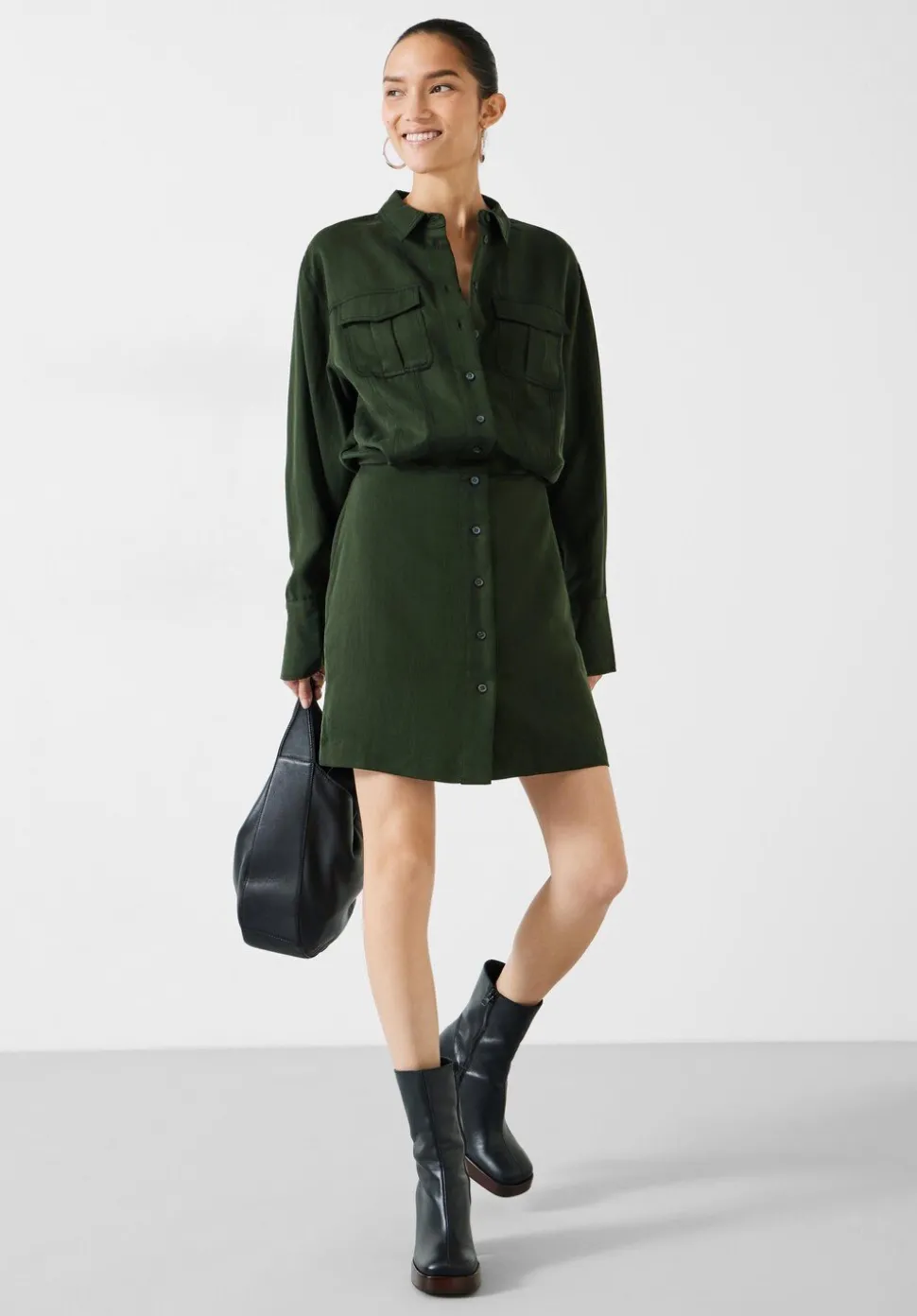 Maia Mini Utility Dress