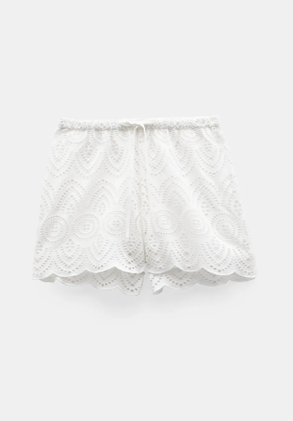 Margot Cotton Broderie Pull On Shorts