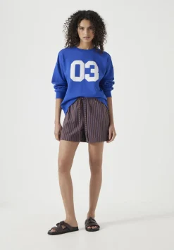Margot Cotton Stripe Pull On Shorts