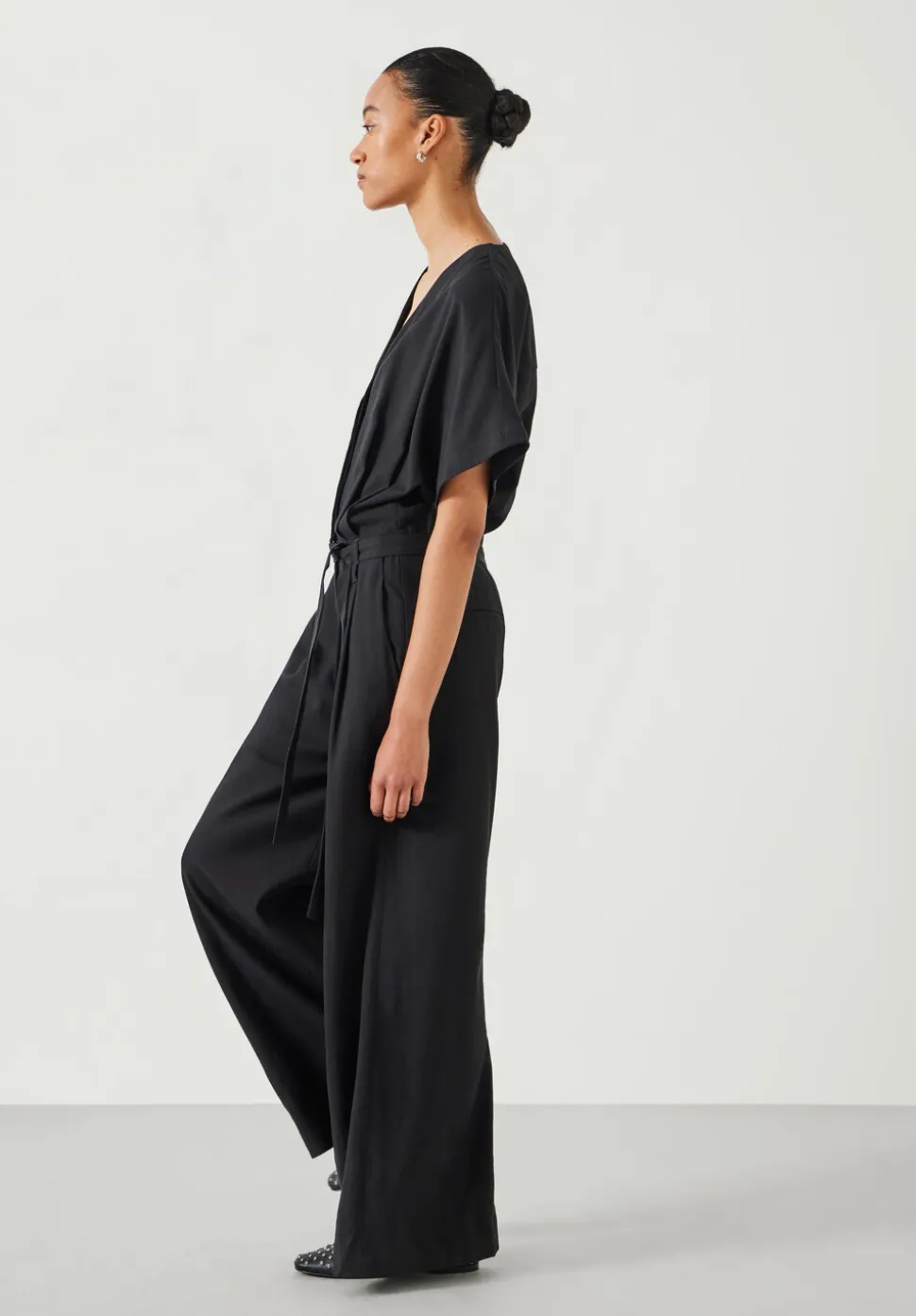 Marie Pleat Jumpsuit