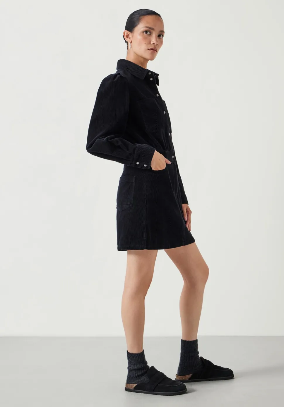 Mariella Cord Mini Dress