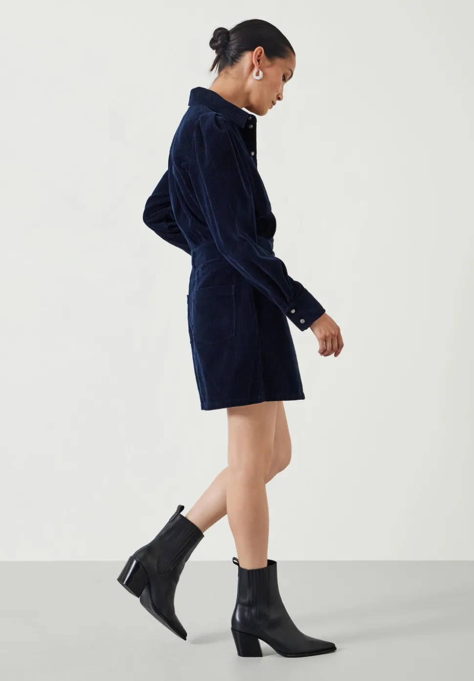 Mariella Cord Mini Dress