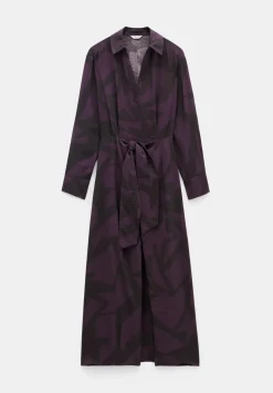 Maya Air Flow Front Tie Maxi Dress