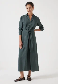 Maya Air Flow Front Tie Maxi Dress