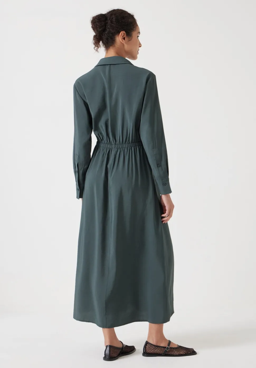 Maya Air Flow Front Tie Maxi Dress