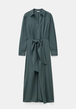 Maya Air Flow Front Tie Maxi Dress