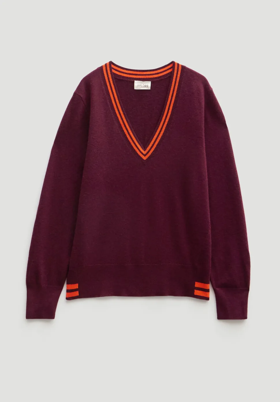 Merino Wool V Neck Jumper