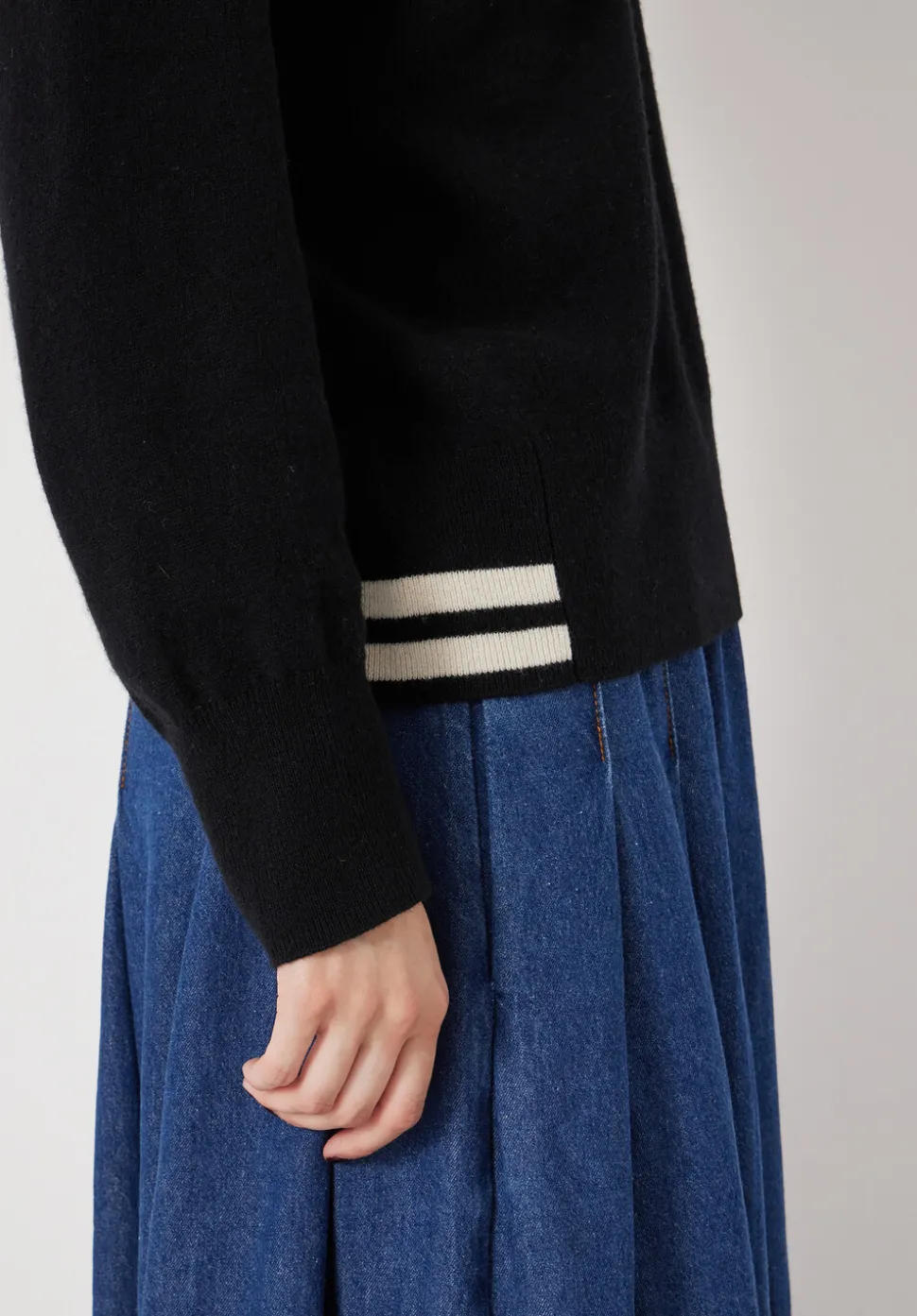 Merino Wool V Neck Jumper