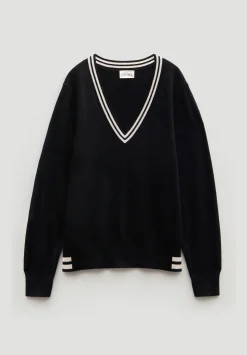 Merino Wool V Neck Jumper