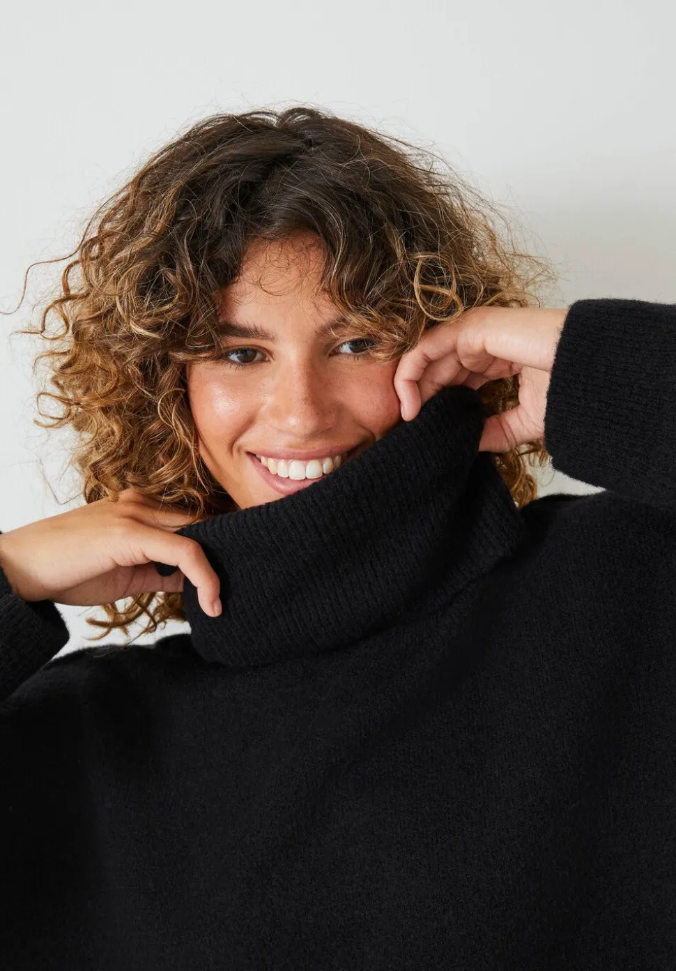 Meryl Roll Neck Wool Blend Jumper