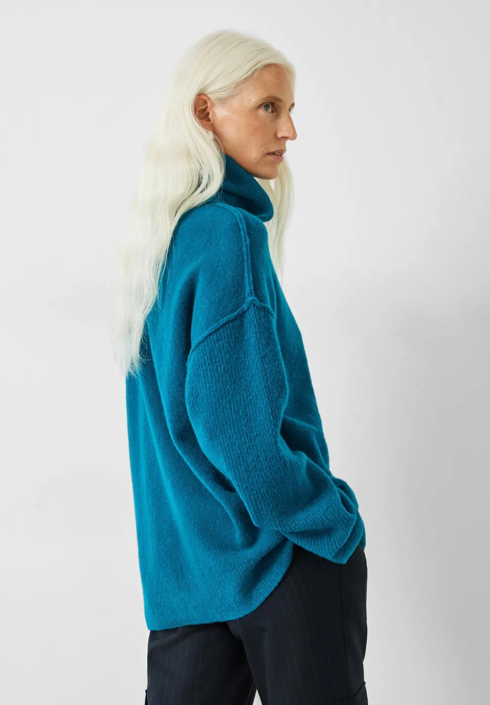 Meryl Roll Neck Wool Blend Jumper