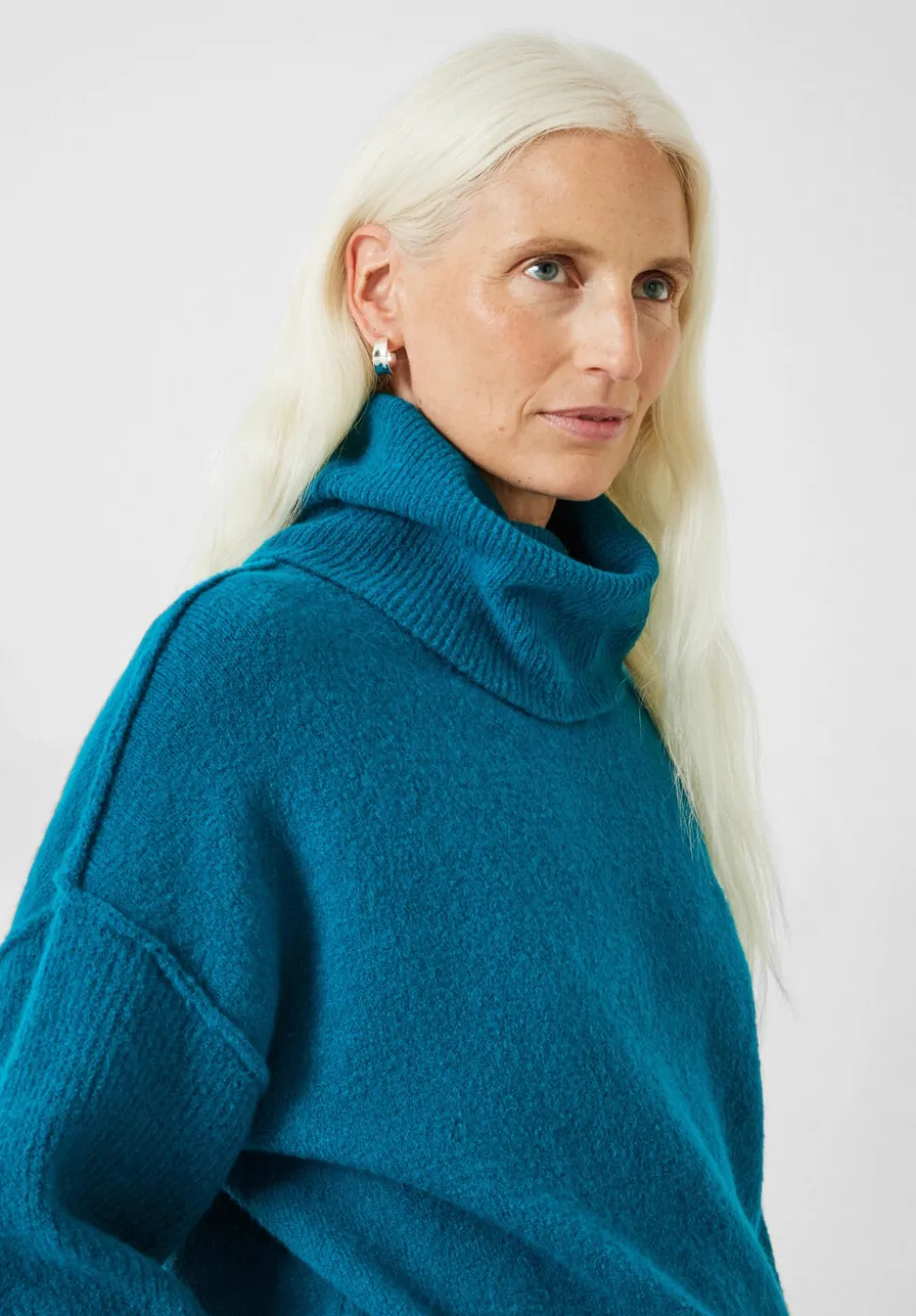 Meryl Roll Neck Wool Blend Jumper