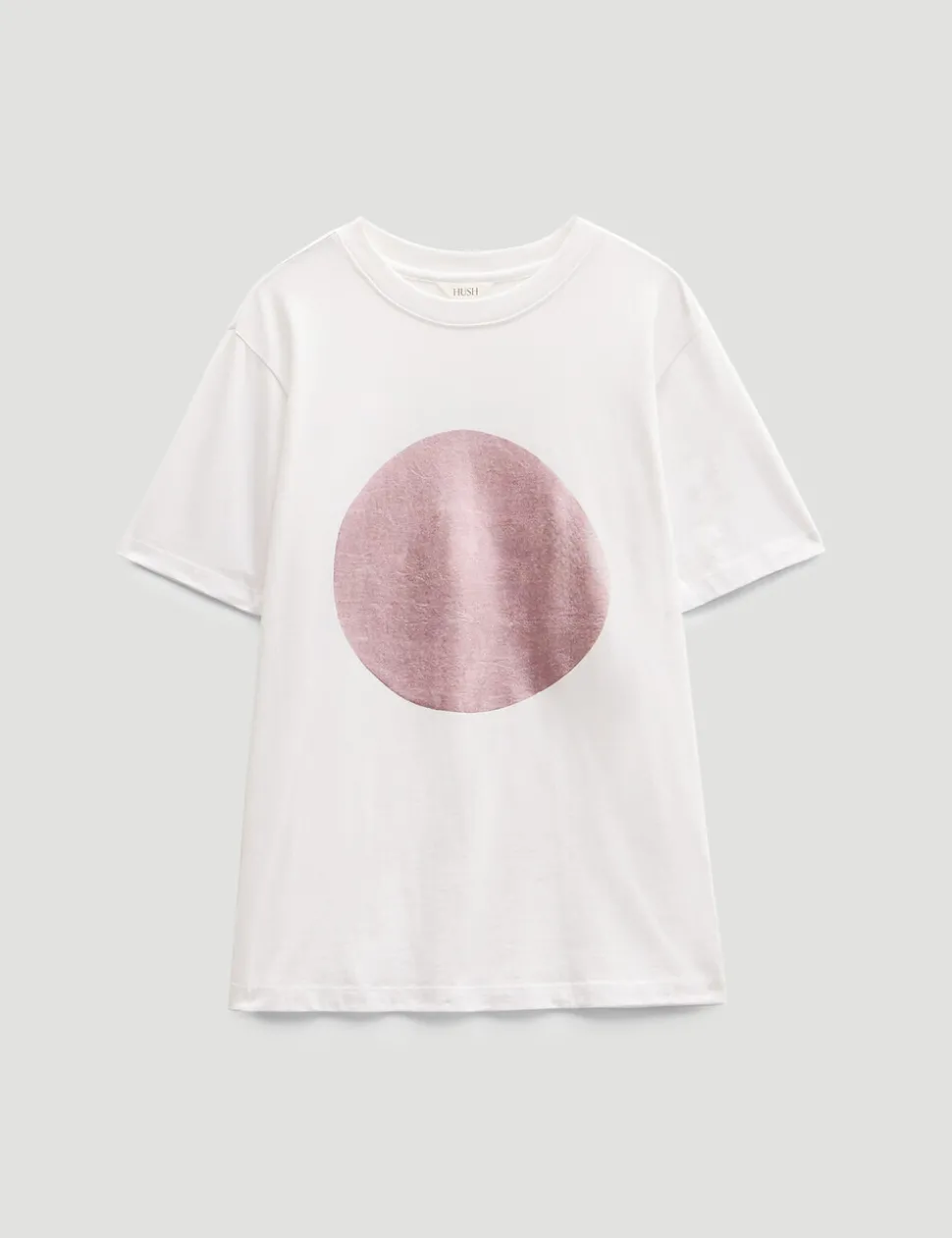 Metallic Graphic Cotton T-Shirt