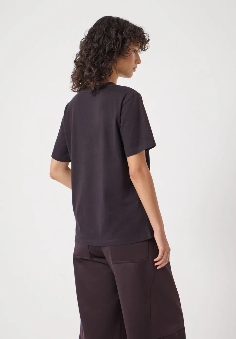 Metallic Graphic Cotton T-Shirt
