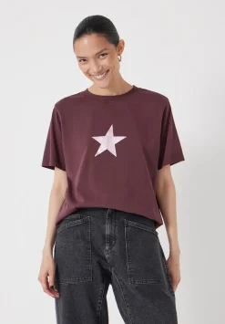 Metallic Star Graphic T-Shirt