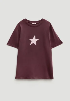 Metallic Star Graphic T-Shirt
