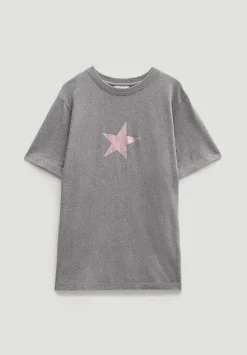 Metallic Star Graphic T-Shirt