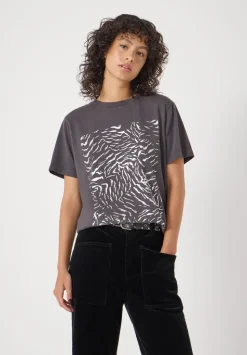 Metallic Tiger Graphic T-Shirt