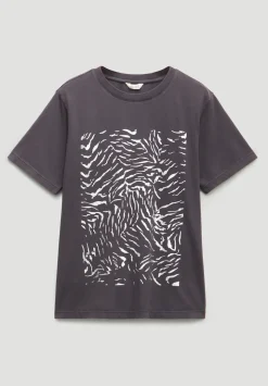 Metallic Tiger Graphic T-Shirt