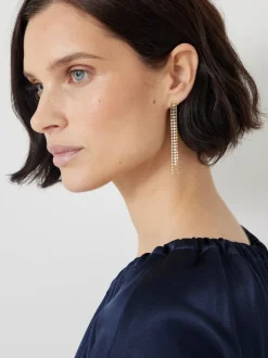 Mini Disc Drop Earrings